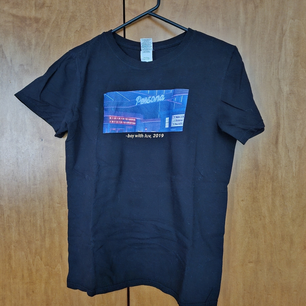 BTS K-Pop Black Baby Tee